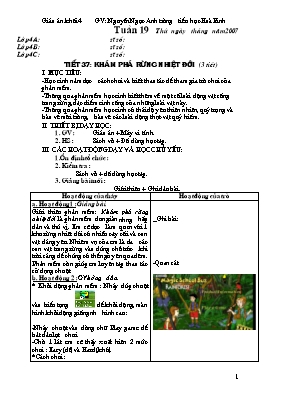Giáo án Tin học lớp 4 - Học kì II - Năm học 2007-2008 - Nguyễn Ngọc Anh